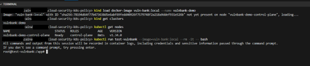 Kind load image